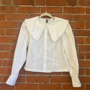 H&M White Collared Shirt